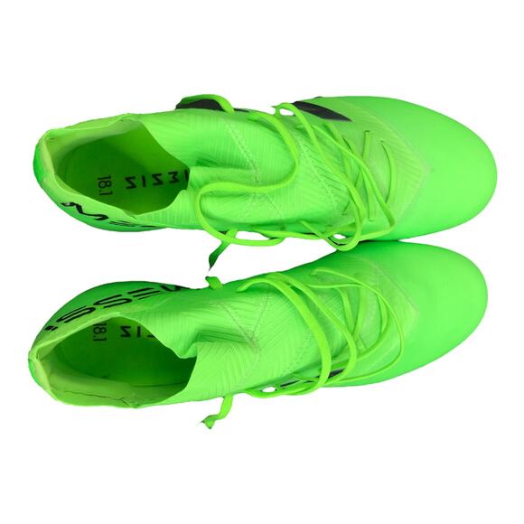 Adidas Men\'s Soccer Cleats Sz 11 Nemeziz Messi 18.1 FG Solar Green DA9586 NWT
